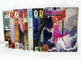 Lot of 9 Vintage Dragon Magazines D&amp;D Volumes 134, 142-146, 154, 155 254 - $40.50