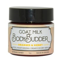 Body Budder Oranges N Honey Bates Family Farm Goat Milk Natural  1 oz Travel Sz - £7.09 GBP