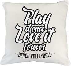 Play It Once Love It Forever Sports Themed Pillow Cover And Stuff For Vo... - £19.34 GBP+