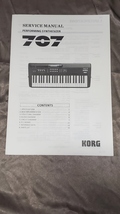 KORG PERFORMING SYNTHESIZER 707 SERVICE MANUAL - £12.50 GBP