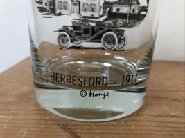 Vtg Pair Houze Antique Cars1911 Herresford 1908 Overland Glass Whiskey T... - $49.99