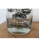 Vtg Pair Houze Antique Cars1911 Herresford 1908 Overland Glass Whiskey T... - $49.99