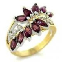 Ladies  	  Ornate Swarovski Crystal Amethyst 16 Stone Settin - £29.49 GBP