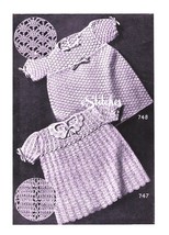 1940s Toddler Dresses or Frocks Girls- 2 Crochet patterns (PDF 7478) - £2.93 GBP