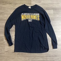 University Of Michigan Wolverines Men’s Long Sleeve Shirt - Size L Large - £7.72 GBP