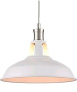 CLAXY Industrial Kitchen Pendant Lighting Brushed Nickel Loft Barn NEW I... - $30.20