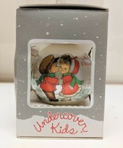 Undercover Kids Satin Christmas Tree Ornament 3&quot; Original Box - £3.87 GBP