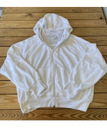Offline By Aerie Women’s Full zip Hooded jacket size M White Sf5 - £20.19 GBP