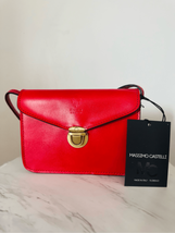MASSIMO CASTELLO Tamonato Italian Leather Crossbody Bag Designer Luxury,... - £102.27 GBP