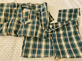 Victorias Secret Country Plaid 2 Piece Cotton Pajamas Size L  Women hong kong - £33.16 GBP