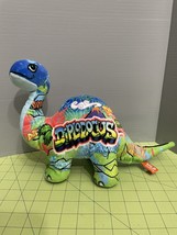 Wild Republic Plush Graffiti Dino Diplodocus Stuffed Animal K&amp;M International - $12.86