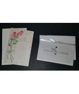 (2) 25th Anniversary Greeting Cards Lot Congratulations Silver Celebration - £7.89 GBP