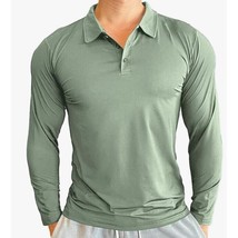 Lexiart Mens Casual Golf Shirt Long Sleeve Sport Polo Shirt Quick Dry T-... - $9.00