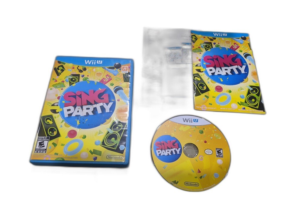 Sing Party Nintendo Wii U Complete in Box
