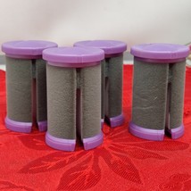 4X Conair Ion Shine CHV14IX Purple Flocked REPLACEMENT Rollers/Curlers L... - $11.98