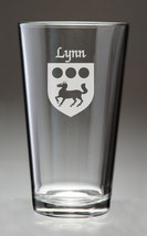Lynn Irish Coat of Arms Pint Glasses - Set of 4 (Sand Etched) - £54.52 GBP