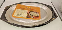 VTG Nordic Ware Serv-A-Sizzle Steak Platter Plate Sealed New NOS serving dish - £13.10 GBP