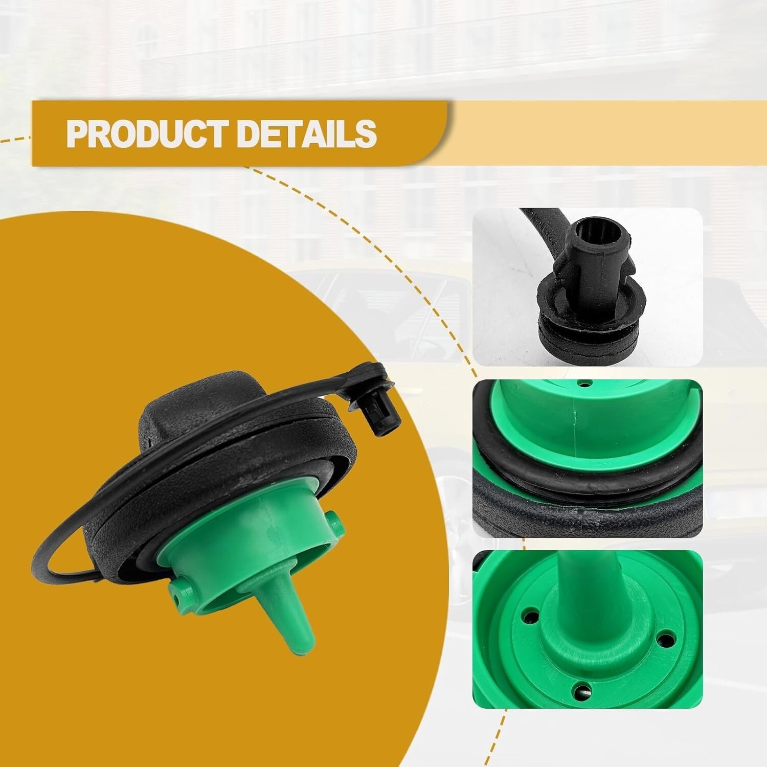 Fuel Tank Cap Gas Cap Compatible with 2011-2020 Jetta, 2015-2020 GTI, 2015-2020 Item image 3
