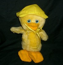 10&quot; Vintage 1982 Hallmark Cards Yellow Duck Chick Stuffed Animal Plush Toy Bird - £26.57 GBP