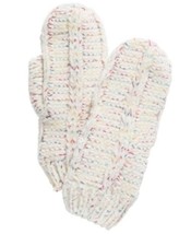 MSRP $35 Inc Space Dye Chenille Mittens White One Size - $6.41