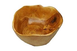 THY COLLECTIBLES Wooden Deep Bowl Handmade Storage Natural Root Wood Cra... - $32.99