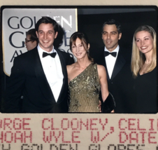 1997 George Clooney Celine Balitran Noah Wyle Celebrity Transparency Slide - £7.46 GBP