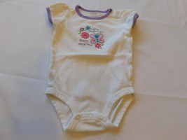 Carter's Baby Girl's Short Sleeve One Piece Bodysuit Size 3 Months Pre-owned GUC - £8.09 GBP