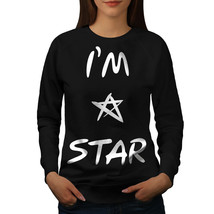 Wellcoda I am a Star Cool Womens Sweatshirt, Famous Casual Pullover Jumper - £23.10 GBP+