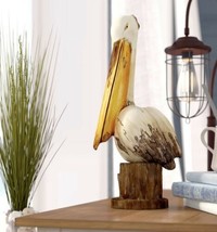 Wood pelican figure (wf) - $188.09