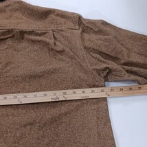 Cabela's RN#56835 Men's Brown Cotton Long Sleeve Heavyweight Shirt Size Medium image 6