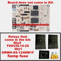 Relay Repair Kit for Honeywell 1138-105 Furnace Control Circuit Board 10... - $40.00