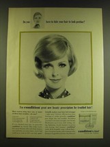 1966 Clairol Condition Ad - Do you have to hide your hair to look prettier? - $18.49