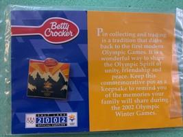USA Olympic Betty Crocker Sponsor Salt Lake Winter Games 2002 Pin NOS Ne... - $182.29 MXN
