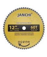 12&quot; 60T Tcg Ceramic Teeth Steel And Ferrous Metal Cutting Saw Blade, Thr... - $905.50 MXN