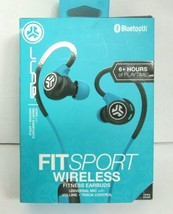 JLab Audio - Fit Sport Fitness Earbuds Wireless In-Ear Headphones - Blac... - £15.28 GBP