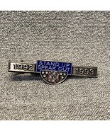 Vintage VFW Stand Up Speak Out 1992-1993  Lapel Tie Pin Clip Bar Militar... - €17,19 EUR