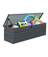 260 Gal Metal Outdoor Deck Box | Waterproof Patio Storage &amp; Lockable - $7,399.60 MXN