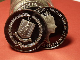 Proof Roll (20) British Virgin Islands 1992 Dollars~Columbus 100th Anniv~ CV - £90.96 GBP