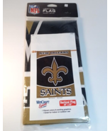 NFL New Orleans Saints 27&quot; by 37&quot; Vertical Flag Win Craft New - £14.90 GBP
