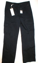 NWT New Mens RED Valentino 48 Italy 32 US Dark Blue Cargo Pants Designer Button  - £455.67 GBP