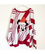 NWT Disney Park Minnie Mouse Holiday Family Sweater Christmas Candy Cane... - $75.41 CAD