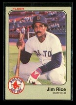 Vintage 1983 FLEER Baseball Trading Card #194 JIM RICE Boston Red Sox - £6.57 GBP