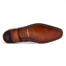 genuine caiman crocodile slip on Shoes Trento Rustic Cognac image 3