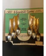 6 WM Rogers Silverplate Grapefruit Spoons-IOP Very Hard To Find In Packa... - $39.72 CAD