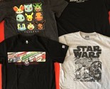 Lot of 4 Men&#39;s Adult T Shirts Size L XL Lionel Pokemon Star Wars House o... - $29.65