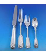 Fiddle Thread &amp; Shell by CJ Vander Sterling Silver Flatware Set 8 Servic... - $7,785.67 CAD