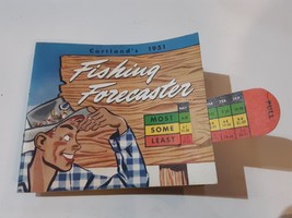 1951 Cortland&#39;s Fishing Forecaster Fishing Line Giveaway Booklet Cortlan... - £15.56 GBP