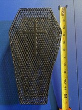 Halloween Coffin Crucifix Hard Plastic decoration/Doll box Gothic Prop G... - £31.38 GBP