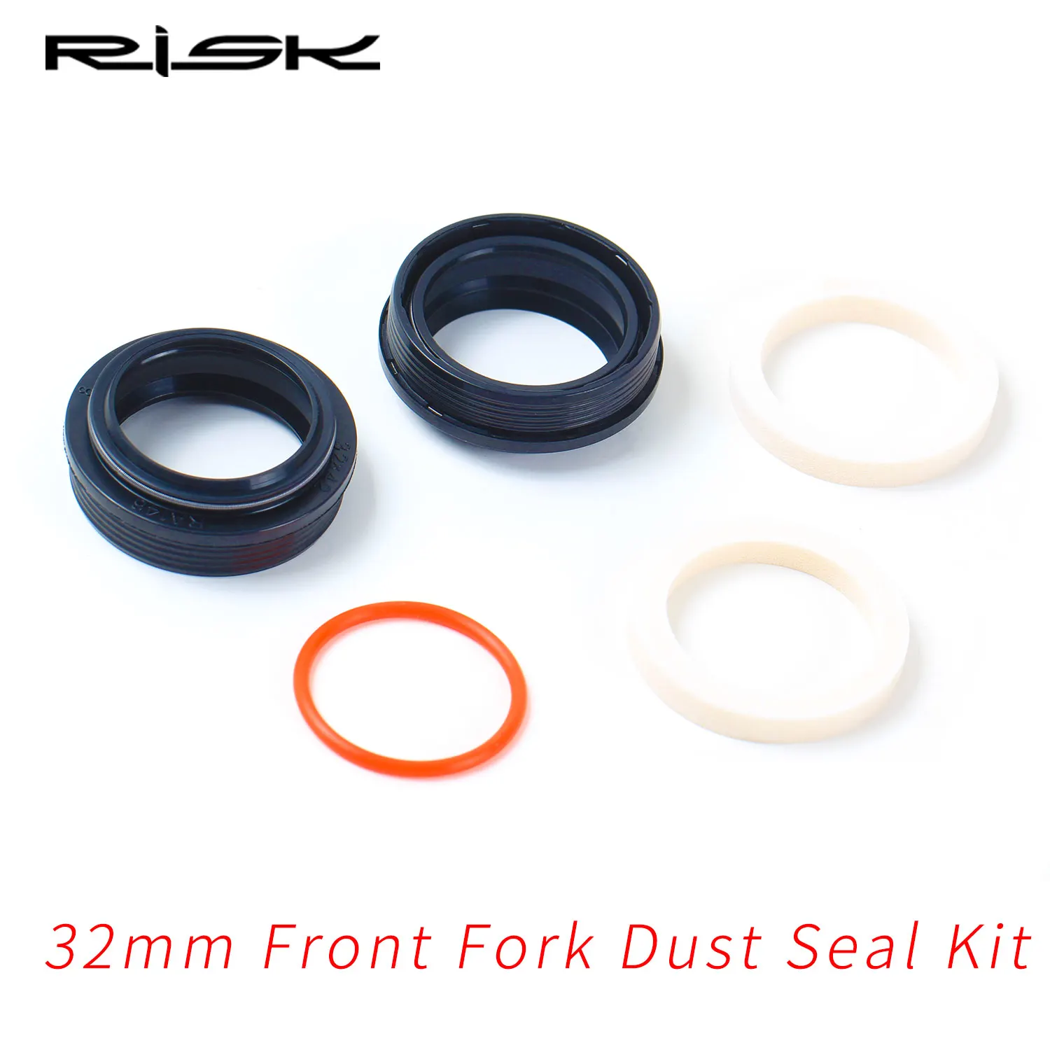 RISK 32mm 34mm 35mm 36mm Bike Bicycle Shock Suspension Front k Dust Seal Kit Oil - £73.44 GBP