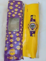 Los Angeles Lakers &#39;It&#39;s Laker Time 2002 McDonald&#39;s Wrist Watch  Used  - $11.88